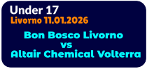 Under 17 Livorno 11.01.2026         Bon Bosco Livorno                  vs Altair Chemical Volterra